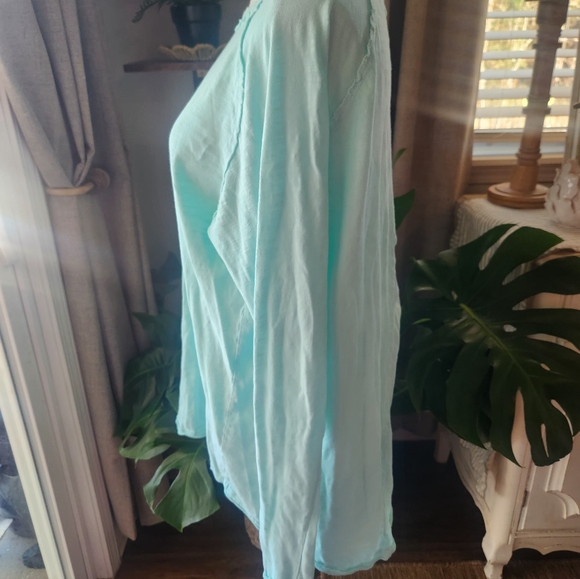 Free People Arden Tee Artic Waters - Picture 5 of 5